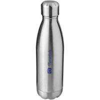 Bouteille de sport publicitaire 510ml avec isolation par le vide Arsenal miniature Argent