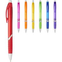 Stylo à bille publicitaire grip en caoutchouc Turbo